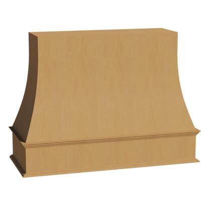 HT - WRH3648: Timber Wood Shaker 36"W x 48"H Wood Wall Mounted Range Hoods - NextCabinets