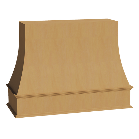 HT - WRH3648: Timber Wood Shaker 36"W x 48"H Wood Wall Mounted Range Hoods - NextCabinets