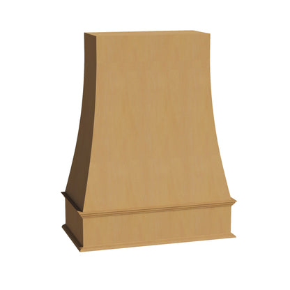HT - WRH4836: Timber Wood Shaker 48"W x 36"H Wood Wall Mounted Range Hoods - NextCabinets