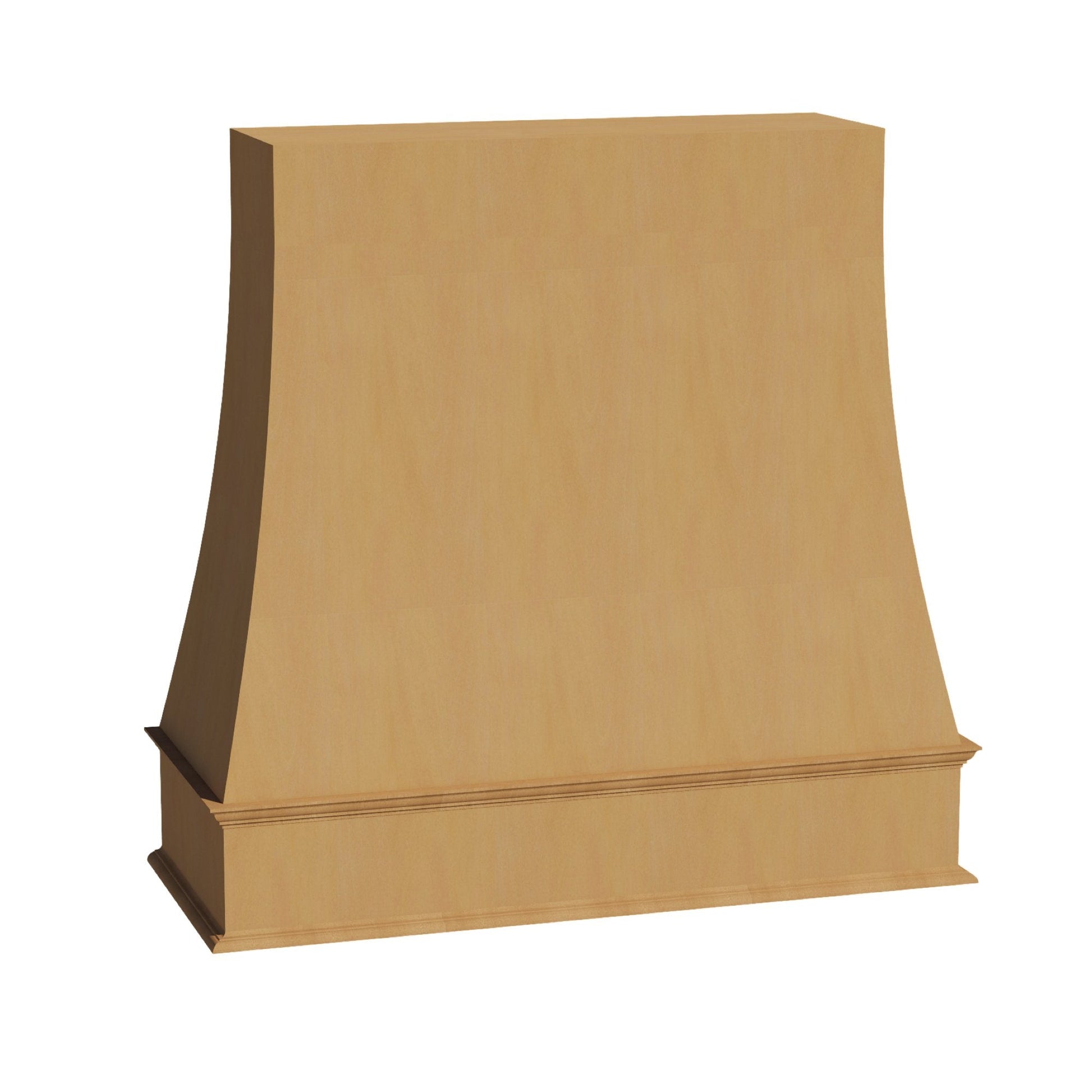 HT - WRH4848: Timber Wood Shaker 48"W x 48"H Wood Wall Mounted Range Hoods - NextCabinets