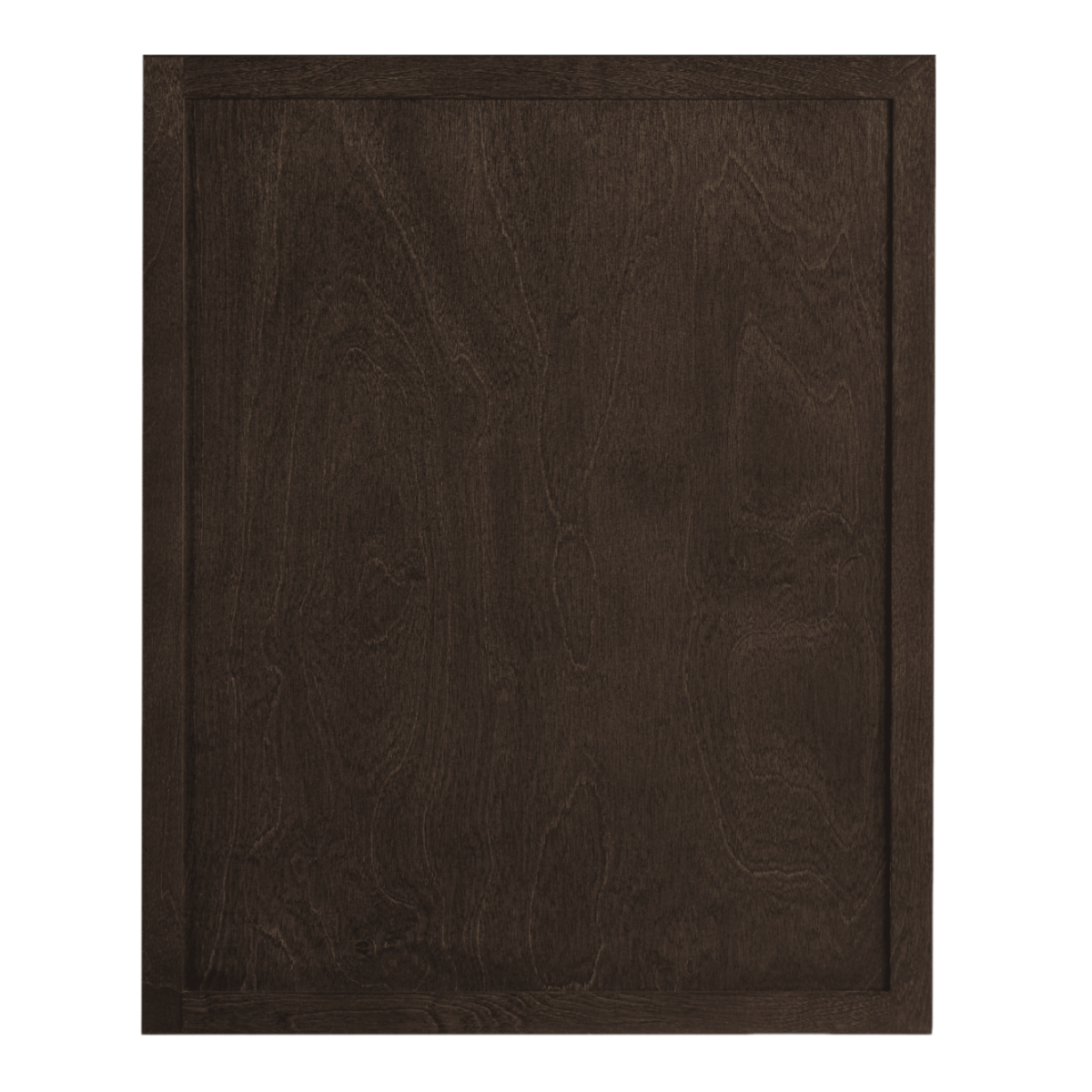 Slim Espresso Brown Shaker Door Sample