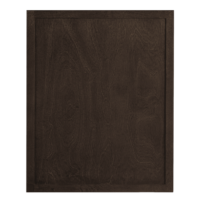 Slim Espresso Brown Shaker Door Sample