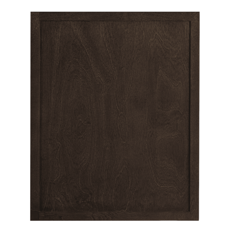 Slim Espresso Brown Shaker Door Sample