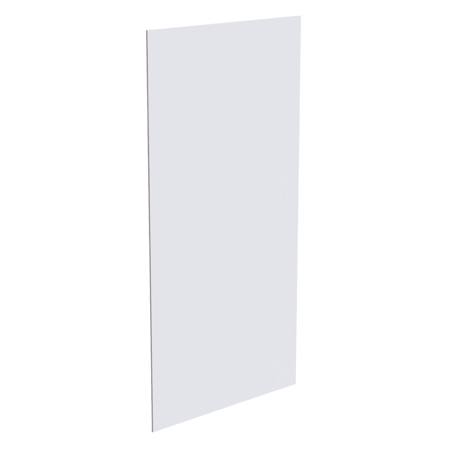 SF - BP48x96 - 1/2: Frost White Slim Shaker 48"W x 96"H x 1/2"D Base End Skin Panel - NextCabinets