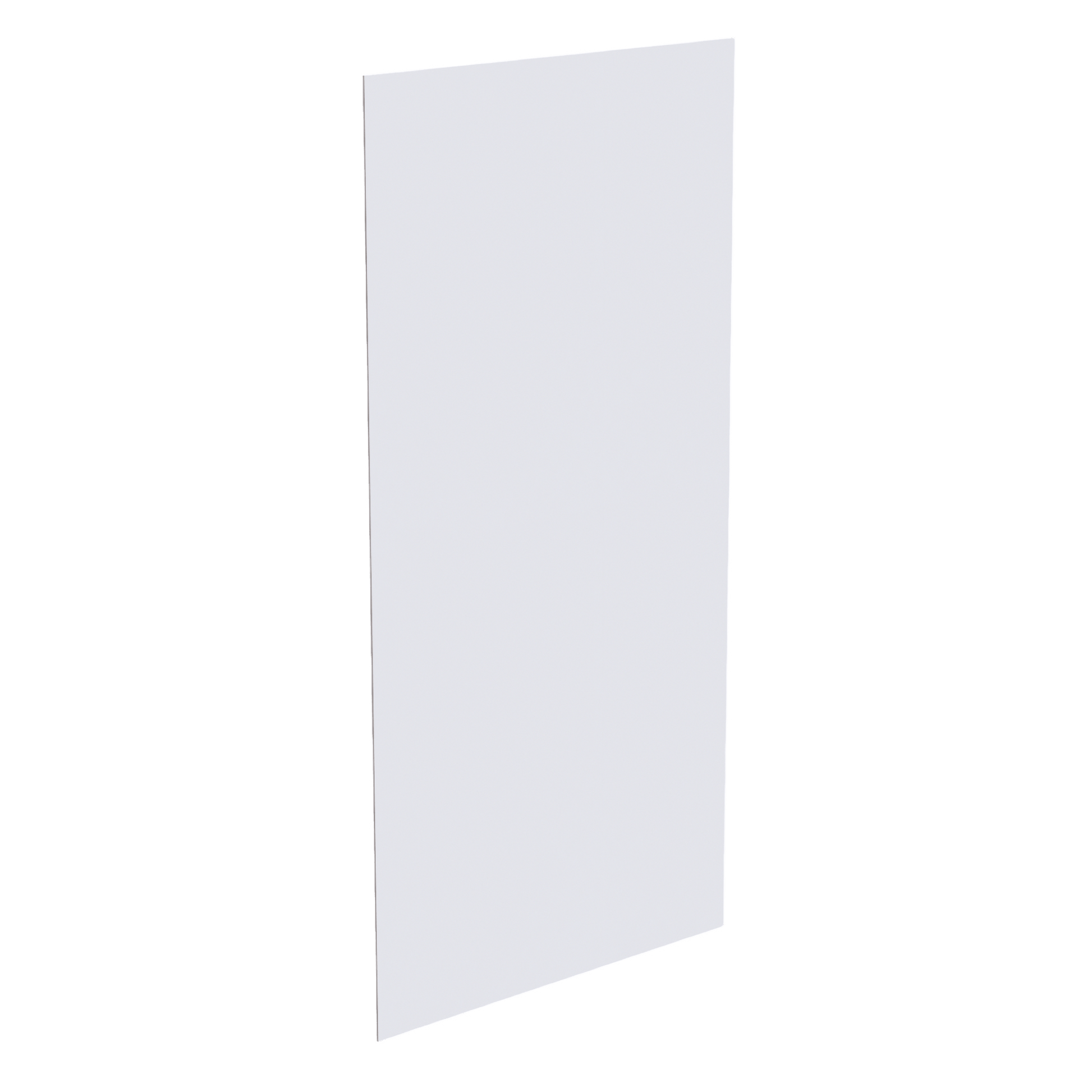 SF - BP48x96 - 1/4: Frost White Slim Shaker 48"W x 96"H x 1/4"D Base End Skin Panel - NextCabinets