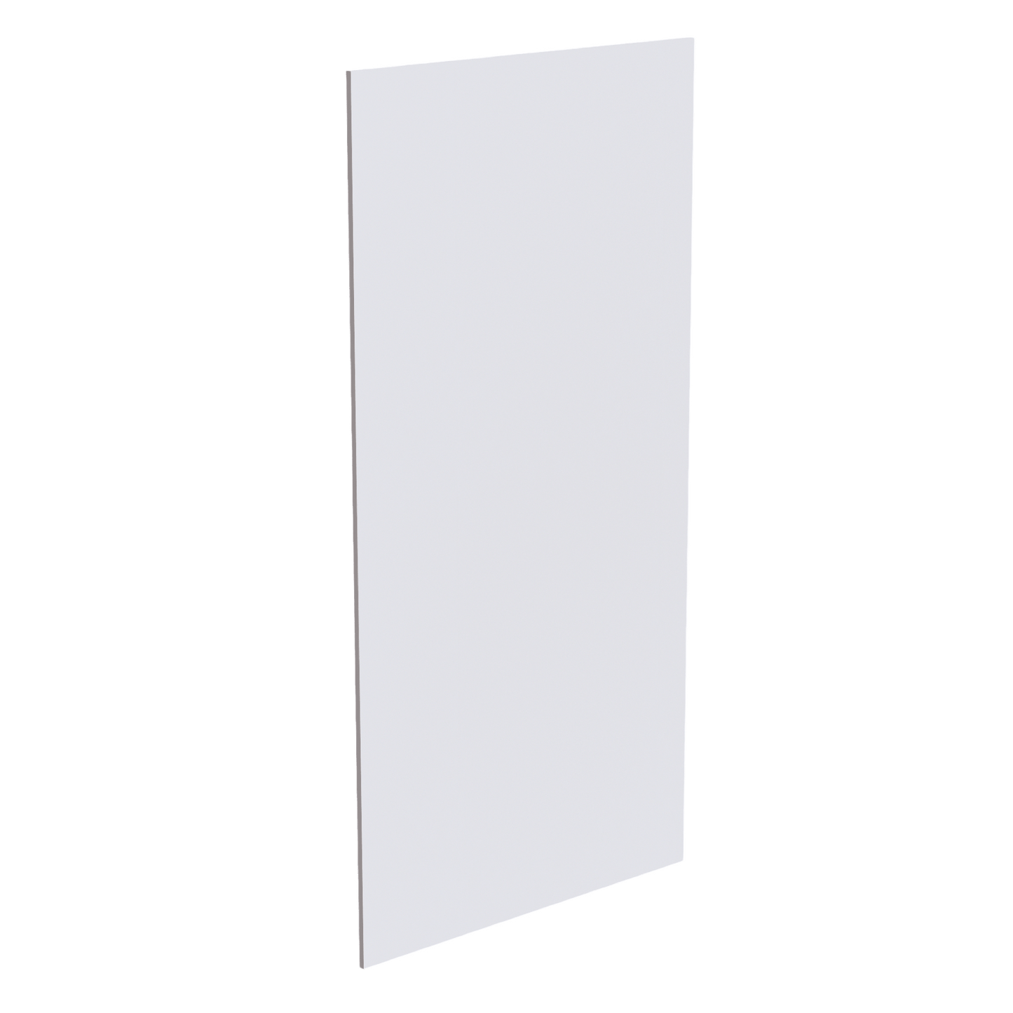 SF - BP48x96 - 3/4: Frost White Slim Shaker 48"W x 96"H x 3/4"D Base End Skin Panel - NextCabinets