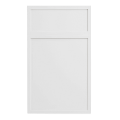 SF - DB15: Frost White Slim Shaker 15" 3 Drawers Base Cabinet - NextCabinets