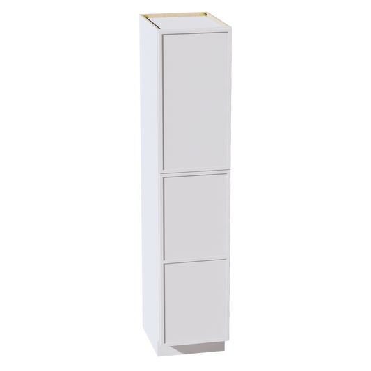 SF - TP1884: Frost White Slim Shaker 18"W x 84"H x 24"D 2 Doors & 5 Shelves Tall Shelf Pantry Cabinets - NextCabinets