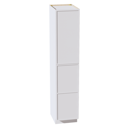 SF - TP1890: Frost White Slim Shaker 18"W x 90"H x 24"D 2 Doors & 5 Shelves Tall Shelf Pantry Cabinets - NextCabinets