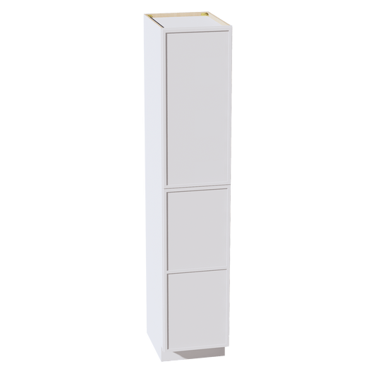 SF - TP1890: Frost White Slim Shaker 18"W x 90"H x 24"D 2 Doors & 5 Shelves Tall Shelf Pantry Cabinets - NextCabinets