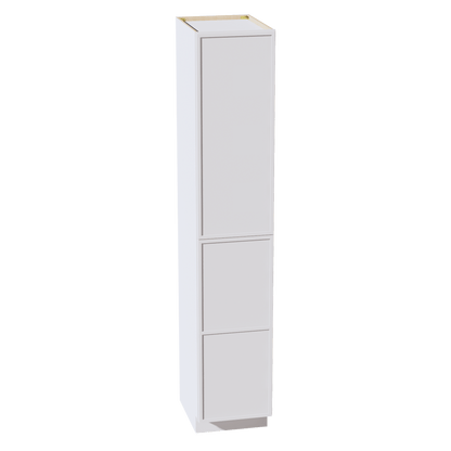 SF - TP1896: Frost White Slim Shaker 18"W x 96"H x 24"D 2 Doors & 6 Shelves Tall Shelf Pantry Cabinets - NextCabinets