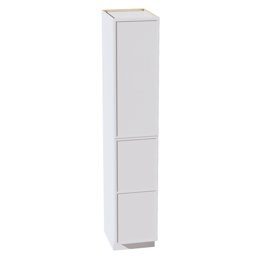 SF - TP1896: Frost White Slim Shaker 18"W x 96"H x 24"D 2 Doors & 6 Shelves Tall Shelf Pantry Cabinets - NextCabinets