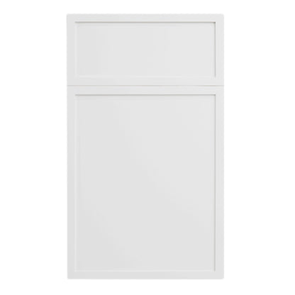 SF - TP2496: Frost White Slim Shaker 24"W x 96"H x 24"D 4 Door & 6 Shelves Tall Shelf Pantry Cabinets - NextCabinets