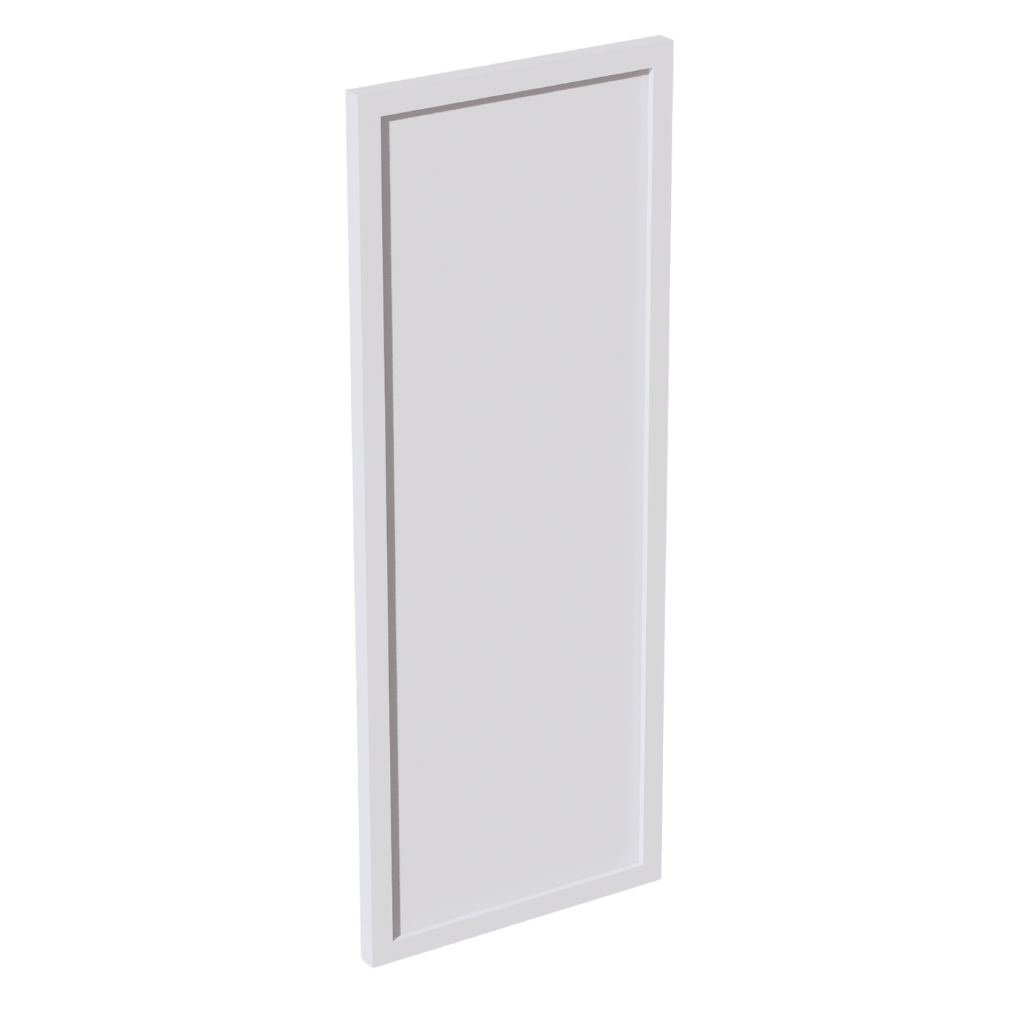 SF - WP - W30: Frost White Slim Shaker 30" - 11 - 1/2"W x 29 - 1/2"H x 3/4"D Wainscot Panel Wall - NextCabinets
