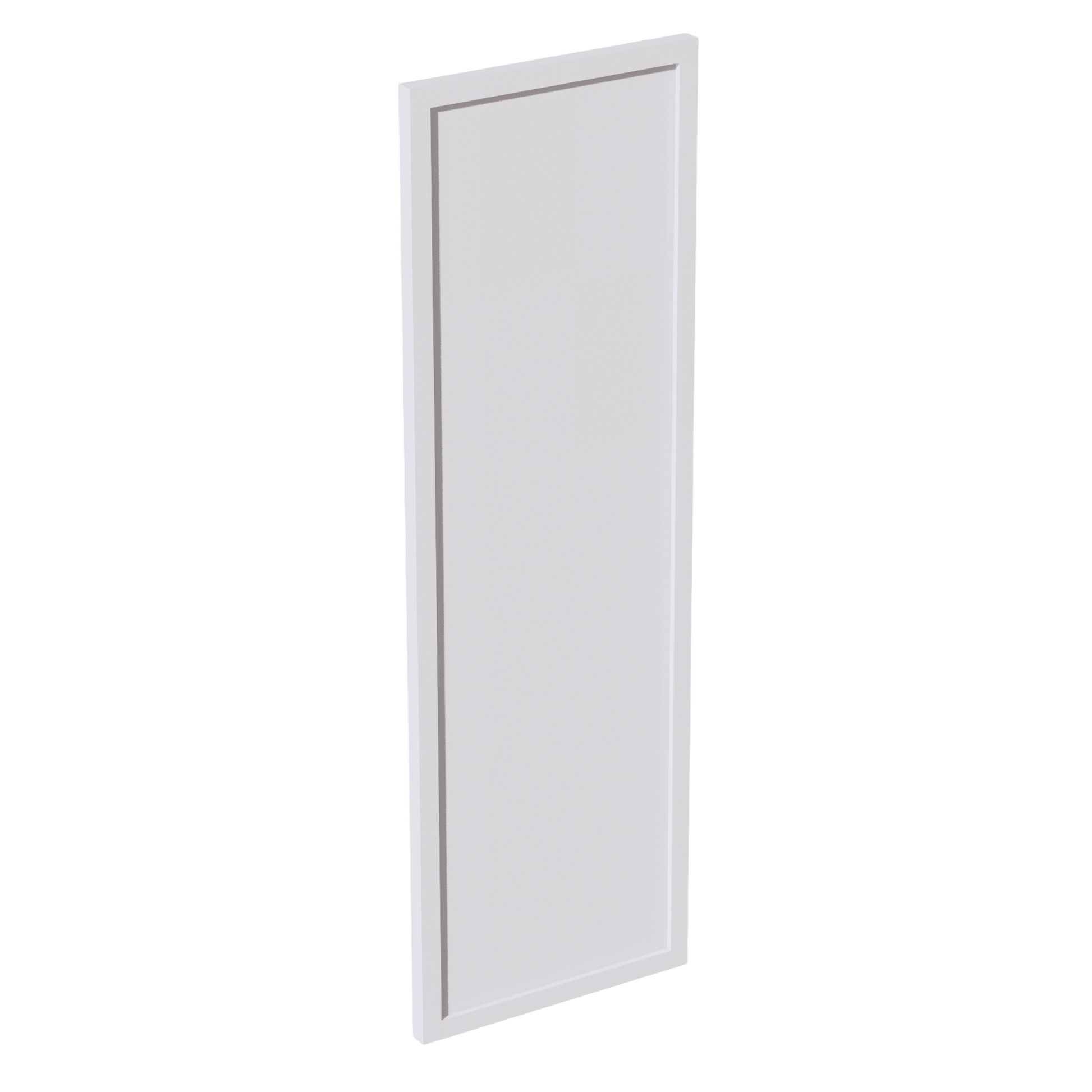 SF - WP - W36: Frost White Slim Shaker 36" - 11 - 1/2"W x 35 - 1/2"H x 3/4"D Wainscot Panel Wall - NextCabinets