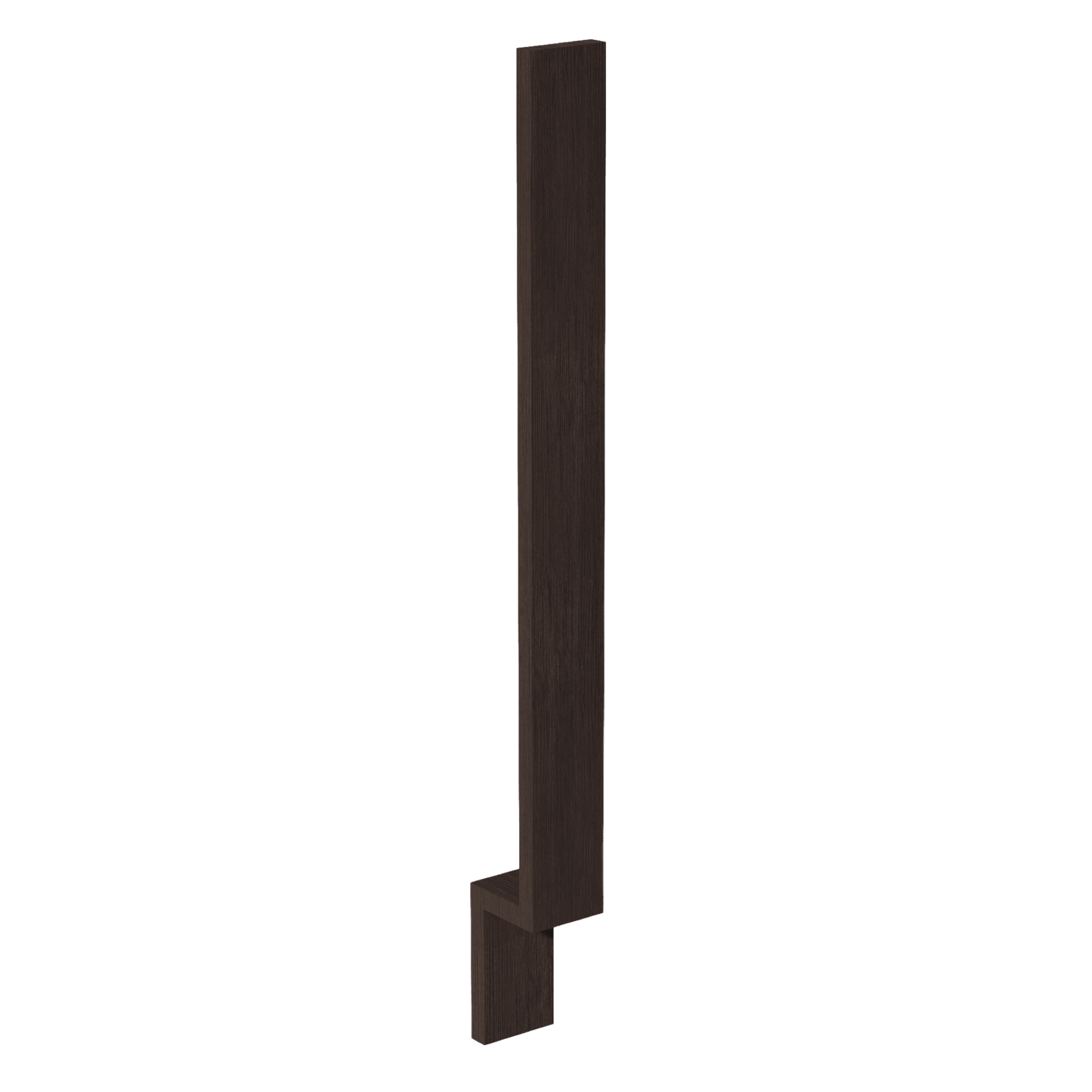 SM - BF3: Mocha Brown Slim Shaker 3"W Base Cabinet Filler - NextCabinets