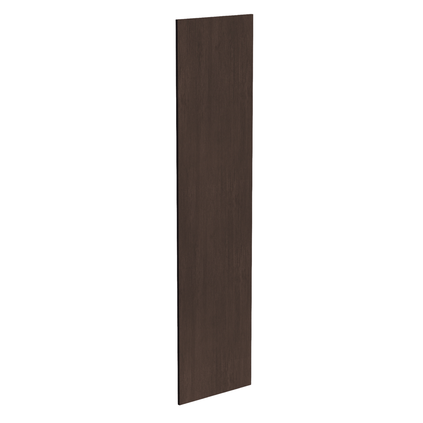 SM - BP2496 - 3/4: Mocha Brown Slim Shaker 24"W x 96"H x 3/4"D Base End Skin Panel - NextCabinets