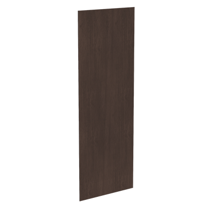 SM - BP3496 - 1/4: Mocha Brown Slim Shaker 34 - 1/2"W x 96"H x 1/4"D Base End Skin Panel - NextCabinets
