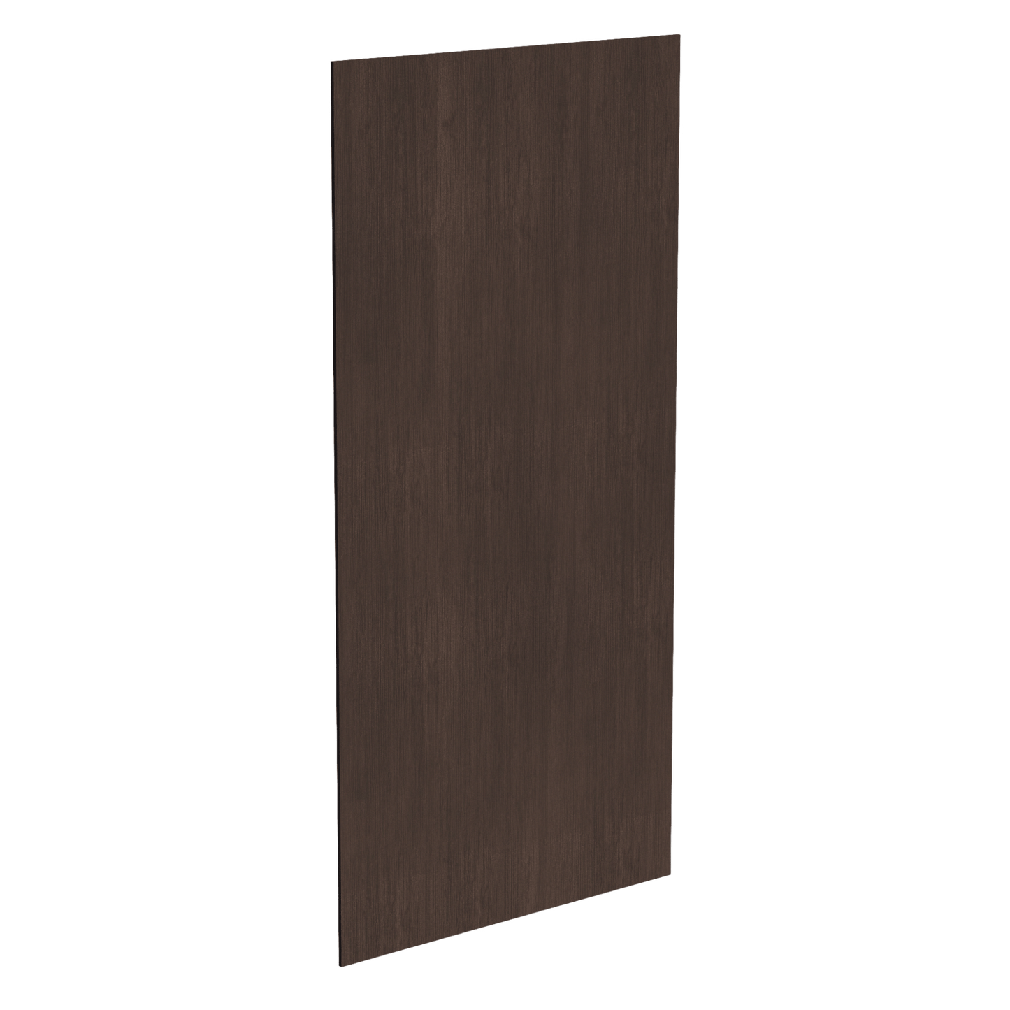 SM - BP48x96 - 1/2: Mocha Brown Slim Shaker 48"W x 96"H x 1/2"D Base End Skin Panel - NextCabinets