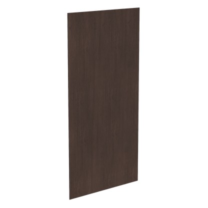 SM - BP48x96 - 1/4: Mocha Brown Slim Shaker 48"W x 96"H x 1/4"D Base End Skin Panel - NextCabinets