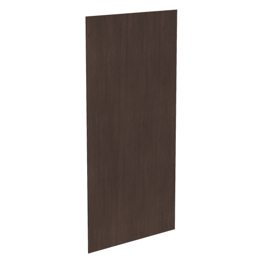 SM - BP48x96 - 1/4: Mocha Brown Slim Shaker 48"W x 96"H x 1/4"D Base End Skin Panel - NextCabinets