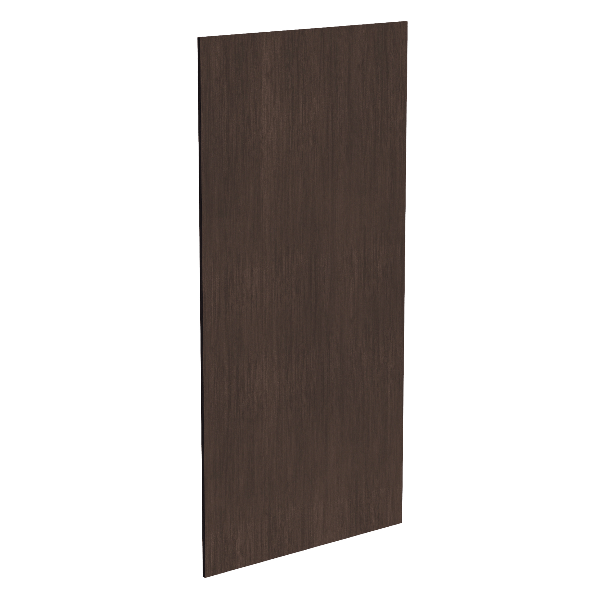 SM - BP48x96 - 3/4: Mocha Brown Slim Shaker 48"W x 96"H x 3/4"D Base End Skin Panel - NextCabinets