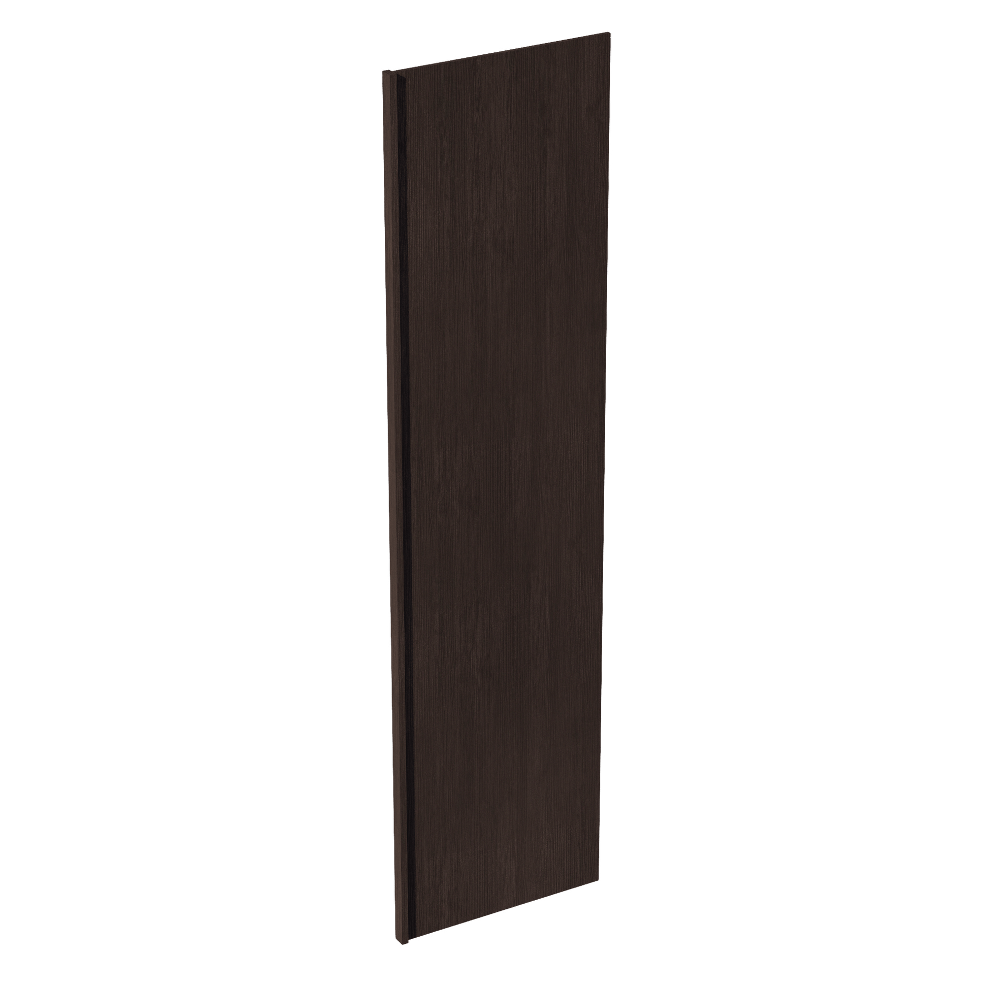 SM - REP2496: Mocha Brown Slim Shaker 24"W x 96"H x 1 - 1/2"D Refrigerator Return Panel - NextCabinets
