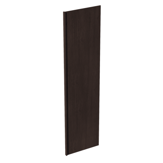 SM - REP2496: Mocha Brown Slim Shaker 24"W x 96"H x 1 - 1/2"D Refrigerator Return Panel - NextCabinets