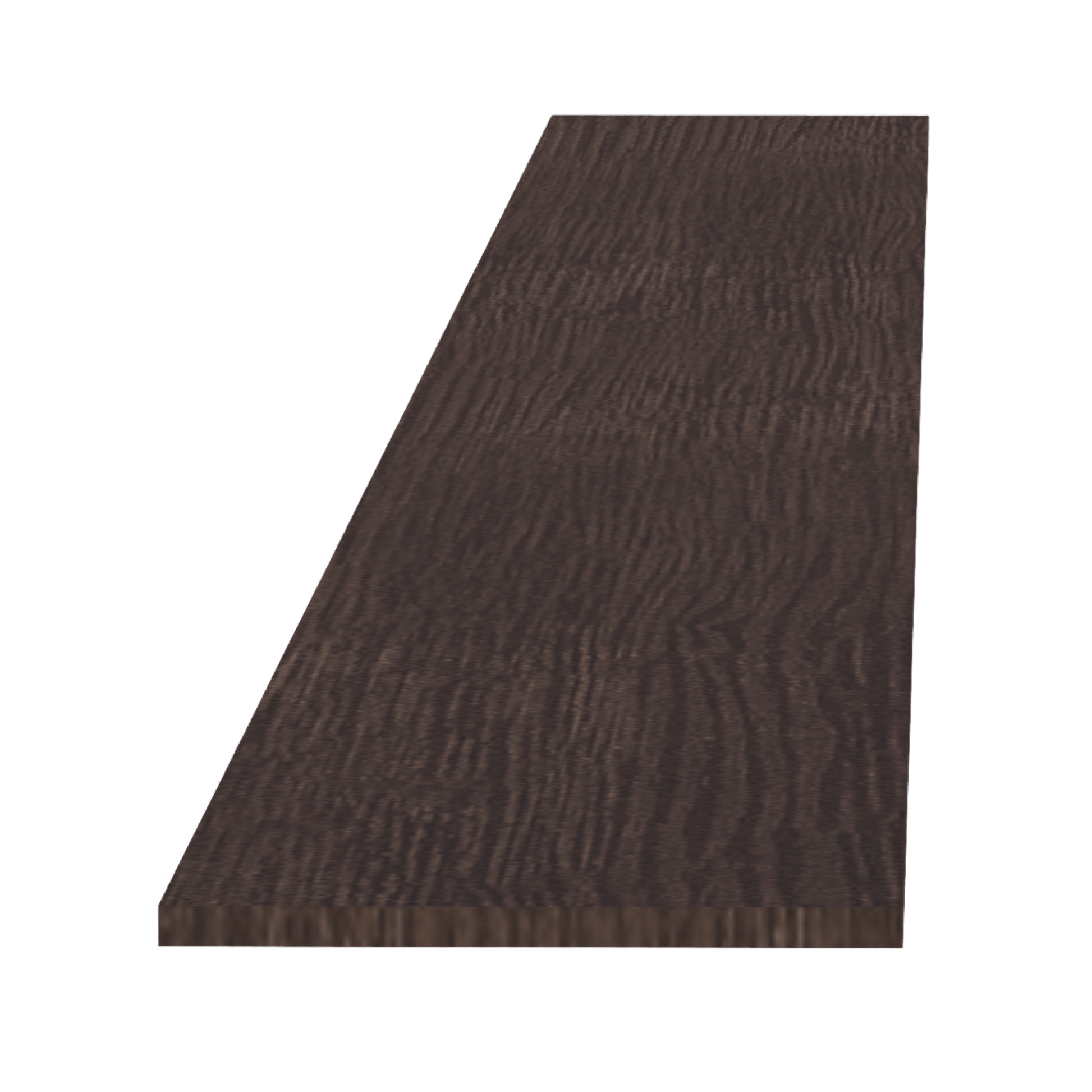 SM - TK8: Mocha Brown Slim Shaker 96"W x 4 - 1/2"H x 1/4"D Toe Kick Plate - NextCabinets