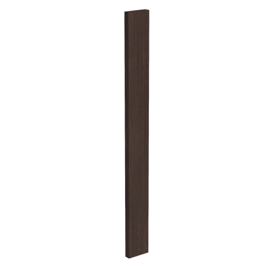 SM - WF330: Mocha Brown Slim Shaker 03"W x 30"H Wall Cabinet Filler - NextCabinets