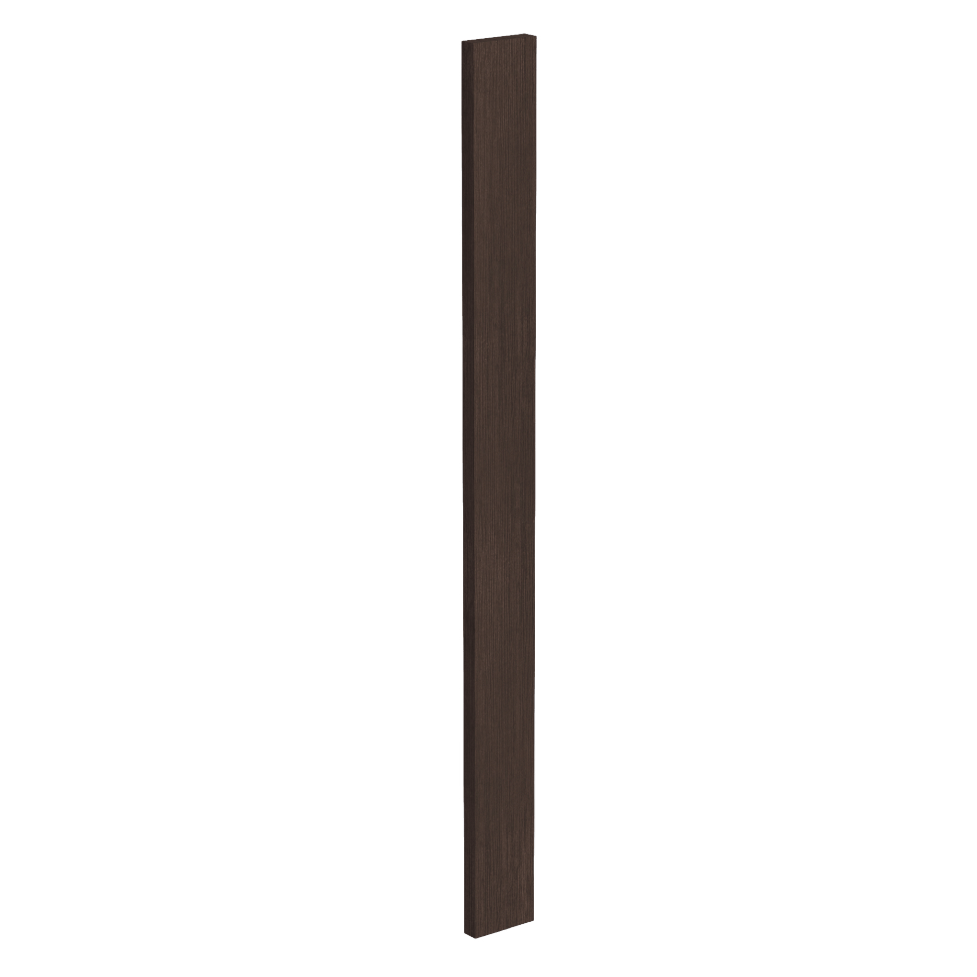SM - WF336: Mocha Brown Slim Shaker 03"W x 36"H Wall Cabinet Filler - NextCabinets