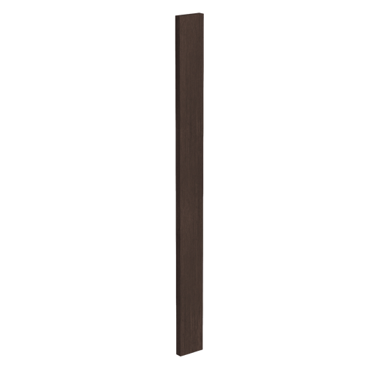 SM - WF336: Mocha Brown Slim Shaker 03"W x 36"H Wall Cabinet Filler - NextCabinets