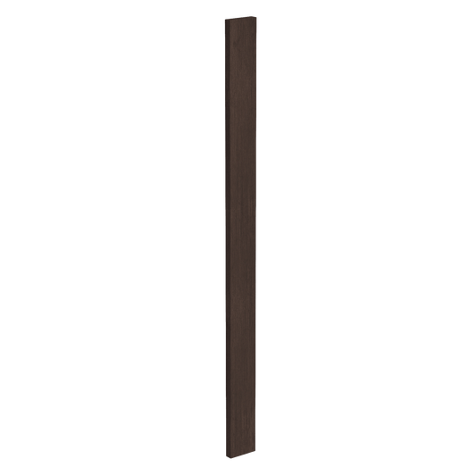 SM - WF342: Mocha Brown Slim Shaker 03"W x 42"H Wall Cabinet Filler - NextCabinets
