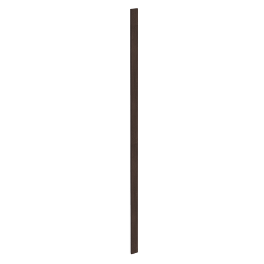 SM - WF396: Mocha Brown Slim Shaker 03"W x 96"H Wall Cabinet Filler - NextCabinets