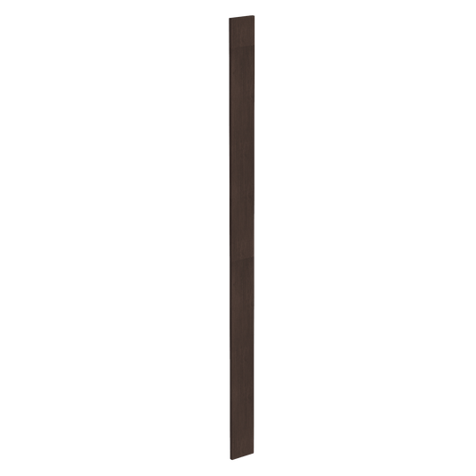SM - WF696: Mocha Brown Slim Shaker 06"W x 96"H Wall Cabinet Filler - NextCabinets