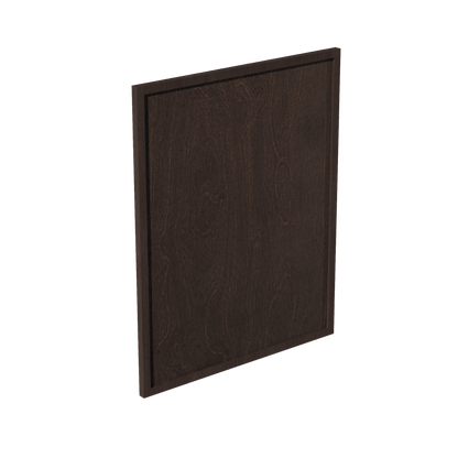 SM - WP - BASE: Mocha Brown Slim Shaker 23 - 1/2"W x 29 - 1/2"H x 3/4"D Wainscot Panel Base - NextCabinets