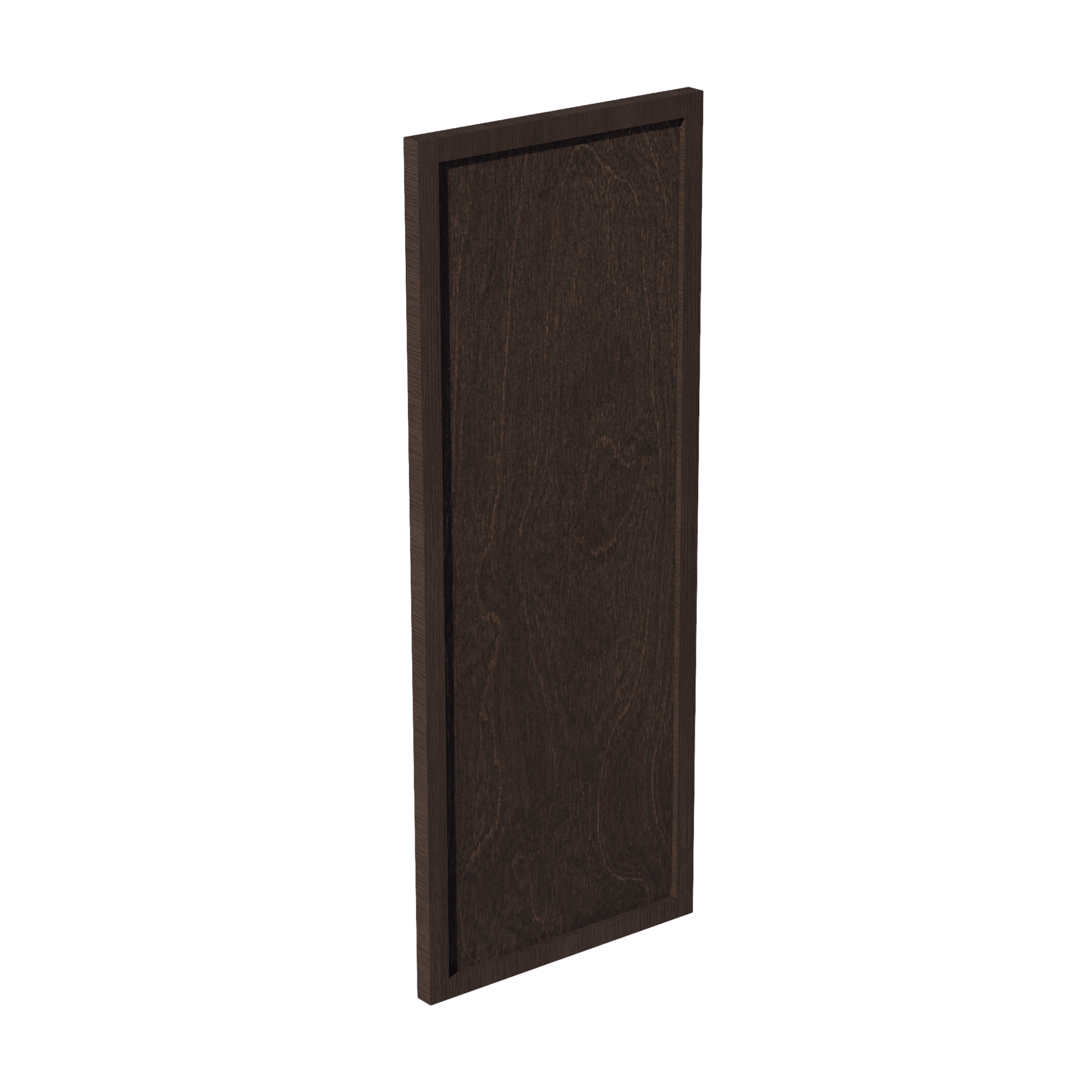 SM - WP - W30: Mocha Brown Slim Shaker 30" - 11 - 1/2"W x 29 - 1/2"H x 3/4"D Wainscot Panel Wall - NextCabinets