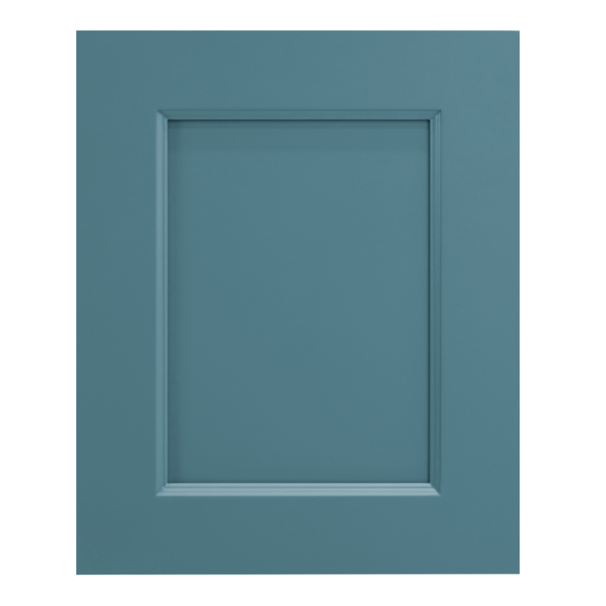 Teal Green Shaker Door Sample