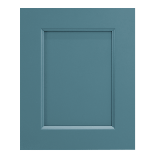 Teal Green Shaker Door Sample