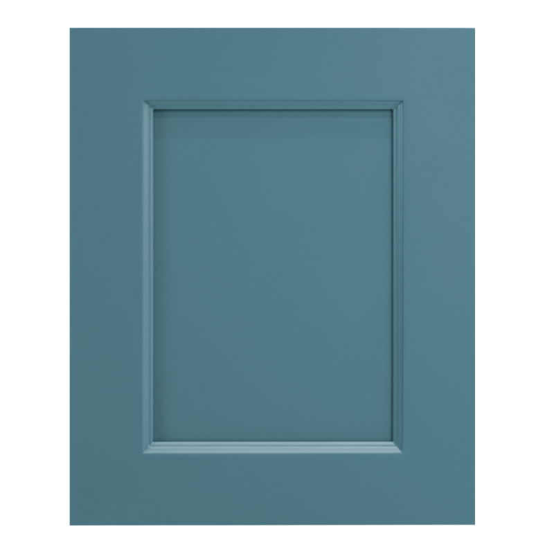 Teal Green Shaker Door Sample