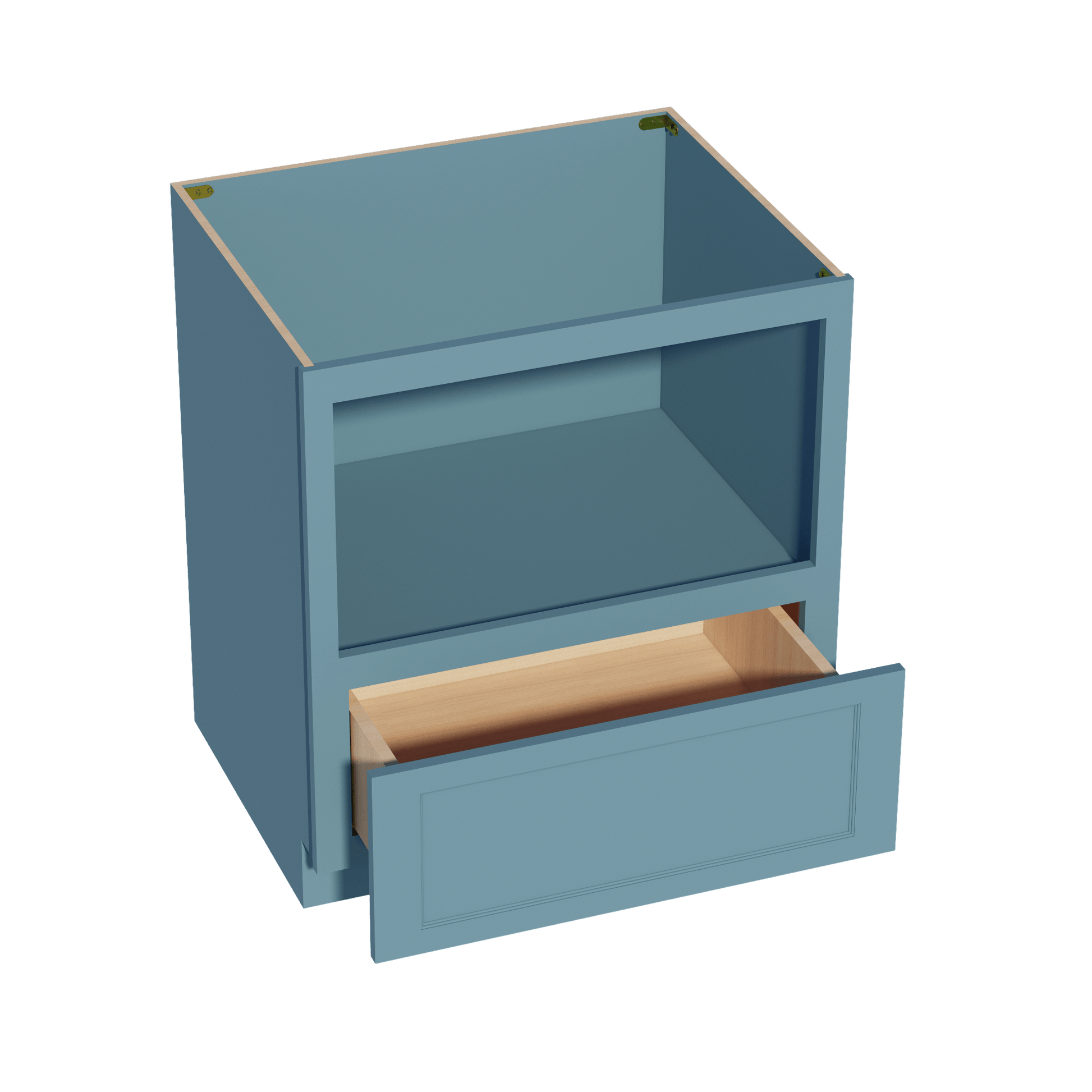 TG - BMC30: Soft Green Shaker 30" 1 Drawer Base Built - in Microwave Cabinets - NextCabinets