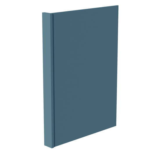 TG - DWR3: Soft Green Shaker 3" Filler - 24"W x 34 - 1/2"H x 1/2"D Dishwasher Return Panel - NextCabinets