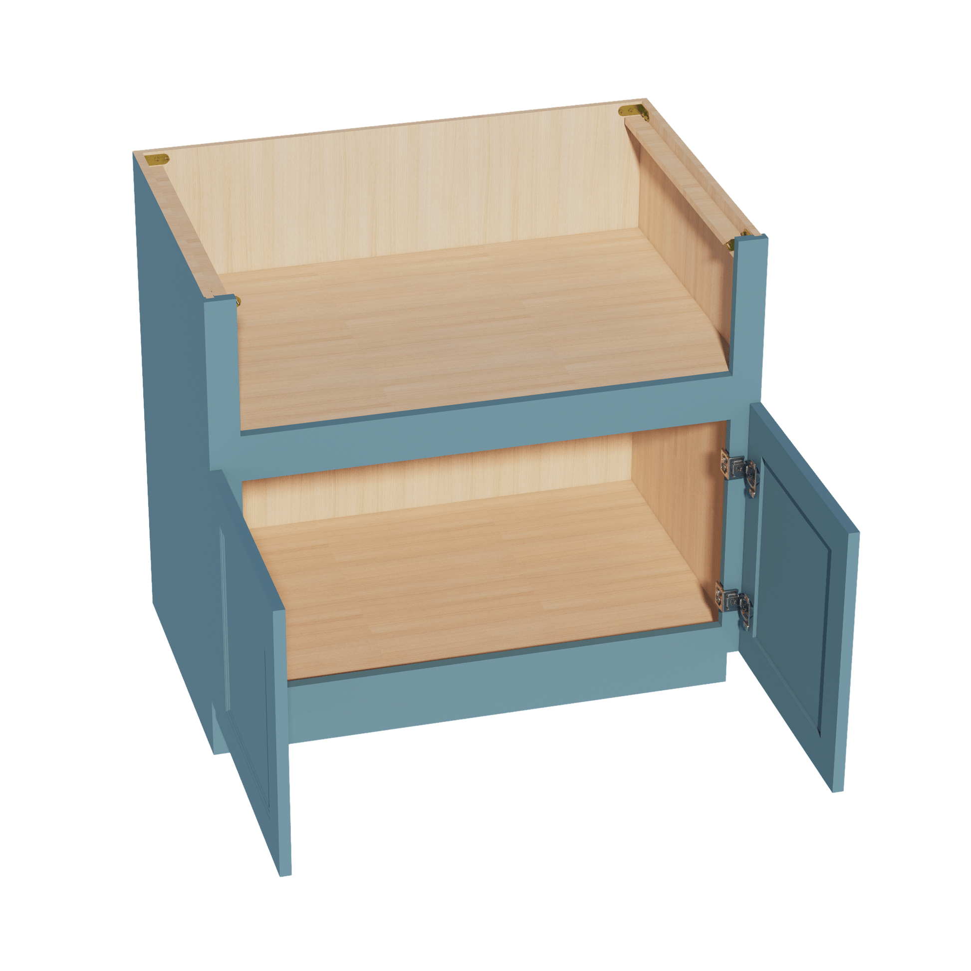 TG - FS36: Soft Green Shaker 36" 2 Doors Farm House Sink Base Cabinets - NextCabinets