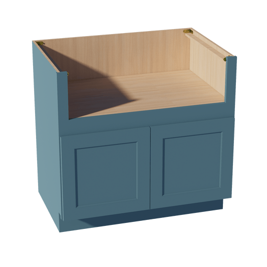 TG - FS36: Soft Green Shaker 36" 2 Doors Farm House Sink Base Cabinets - NextCabinets