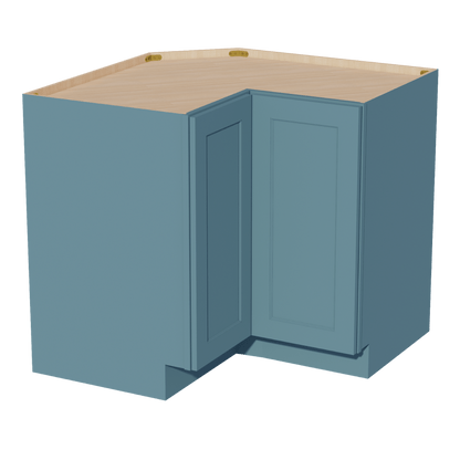 TG - LSB33: Soft Green Shaker 33" 2 Doors Lazy Susan Corner Base Cabinet - NextCabinets