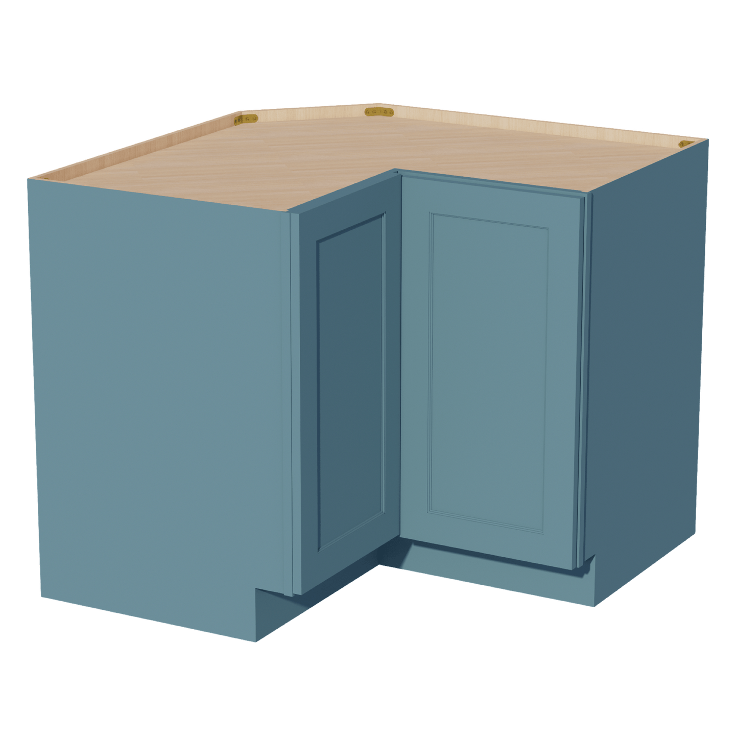 TG - LSB36: Soft Green Shaker 36" 2 Doors Lazy Susan Corner Base Cabinet - NextCabinets