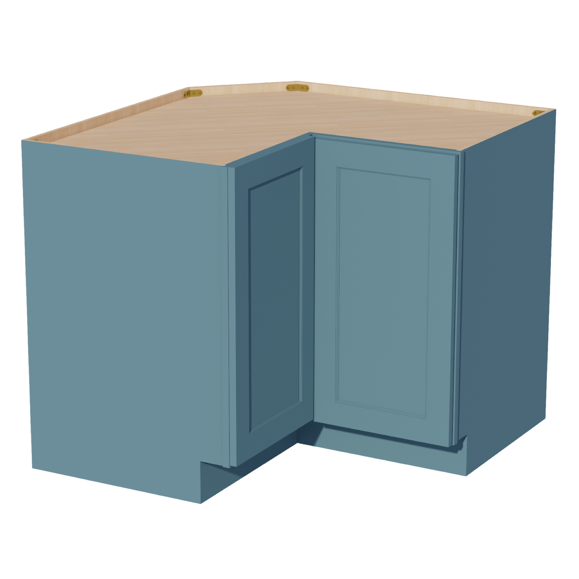 TG - LSB36: Soft Green Shaker 36" 2 Doors Lazy Susan Corner Base Cabinet - NextCabinets