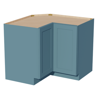 TG - LSB36: Soft Green Shaker 36" 2 Doors Lazy Susan Corner Base Cabinet - NextCabinets
