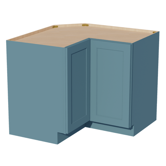 TG - LSB36: Soft Green Shaker 36" 2 Doors Lazy Susan Corner Base Cabinet - NextCabinets