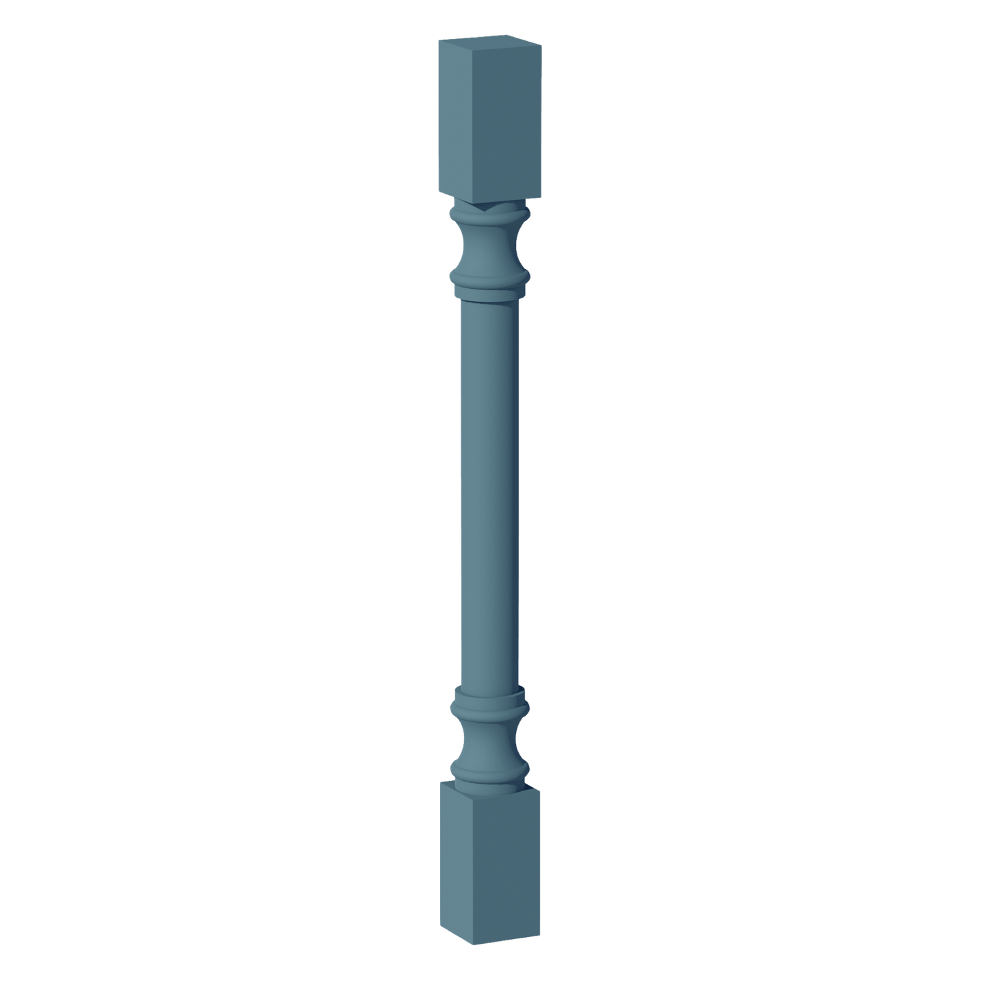 TG - RP336: Soft Green Shaker 03"W x 36"H x 03"D Round Roman Pillar - NextCabinets